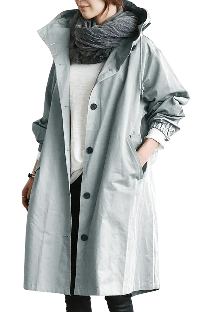 Out-Shine | Oversized Hooded Windbreaker Rain Jacket