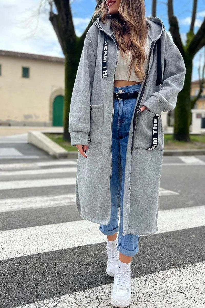 Out-Shine | Long-Sleeved Hooded Zipper Sports Jacket