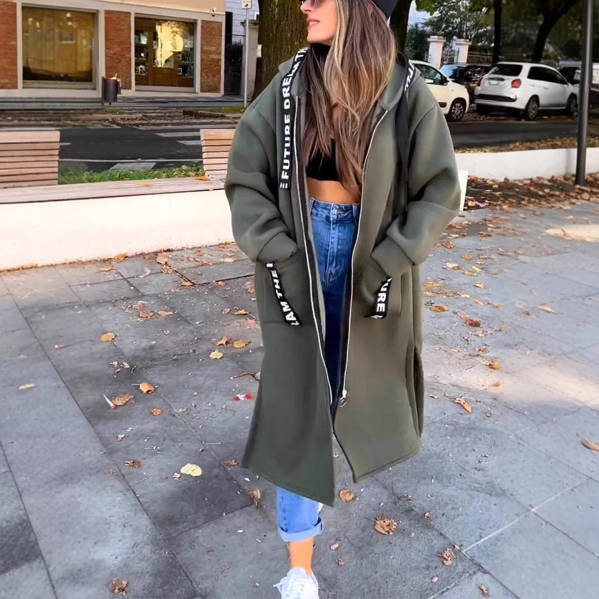 Out-Shine | Long-Sleeved Hooded Zipper Sports Jacket