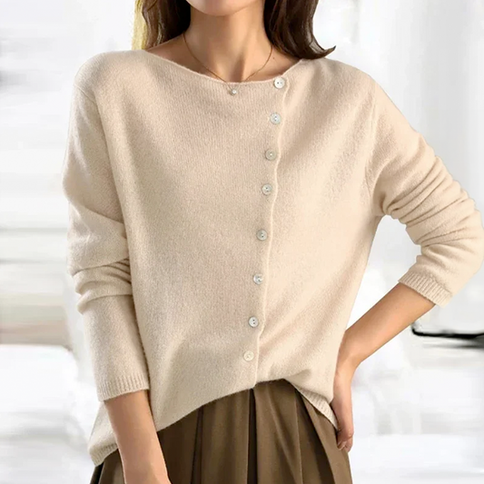 Out-Shine | Simple Long-Sleeved Cardigan