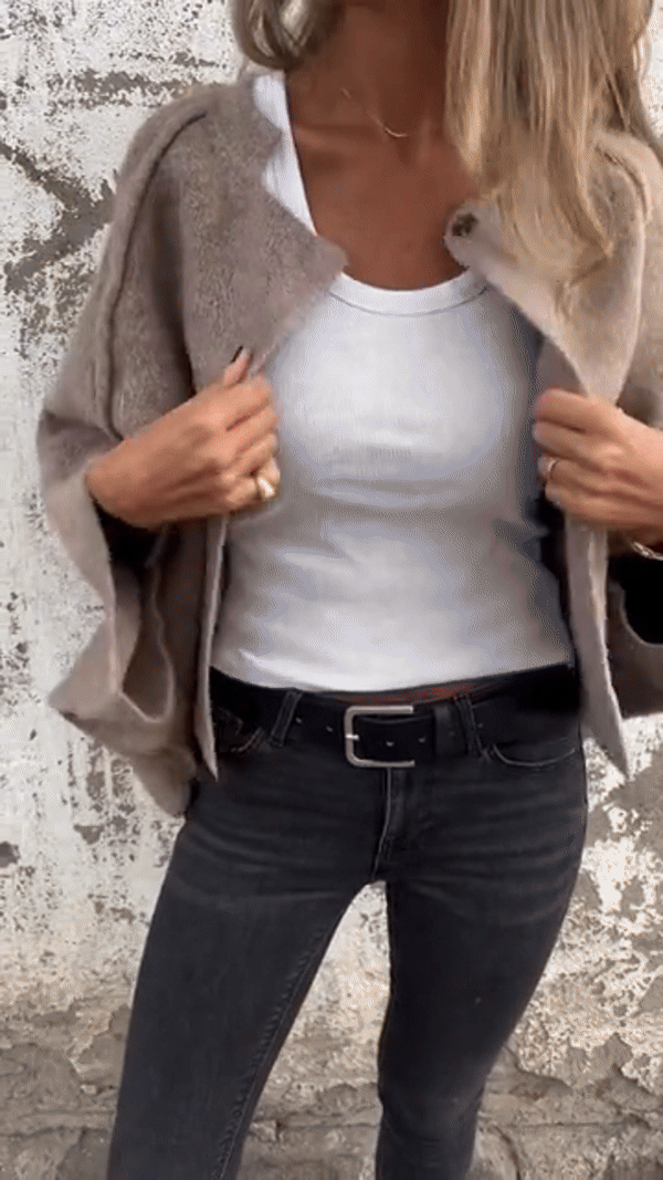 Out-Shine | Plush Faux Cashmere Short Jacket
