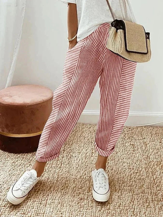 Out-Shine | Elegant Striped Pants
