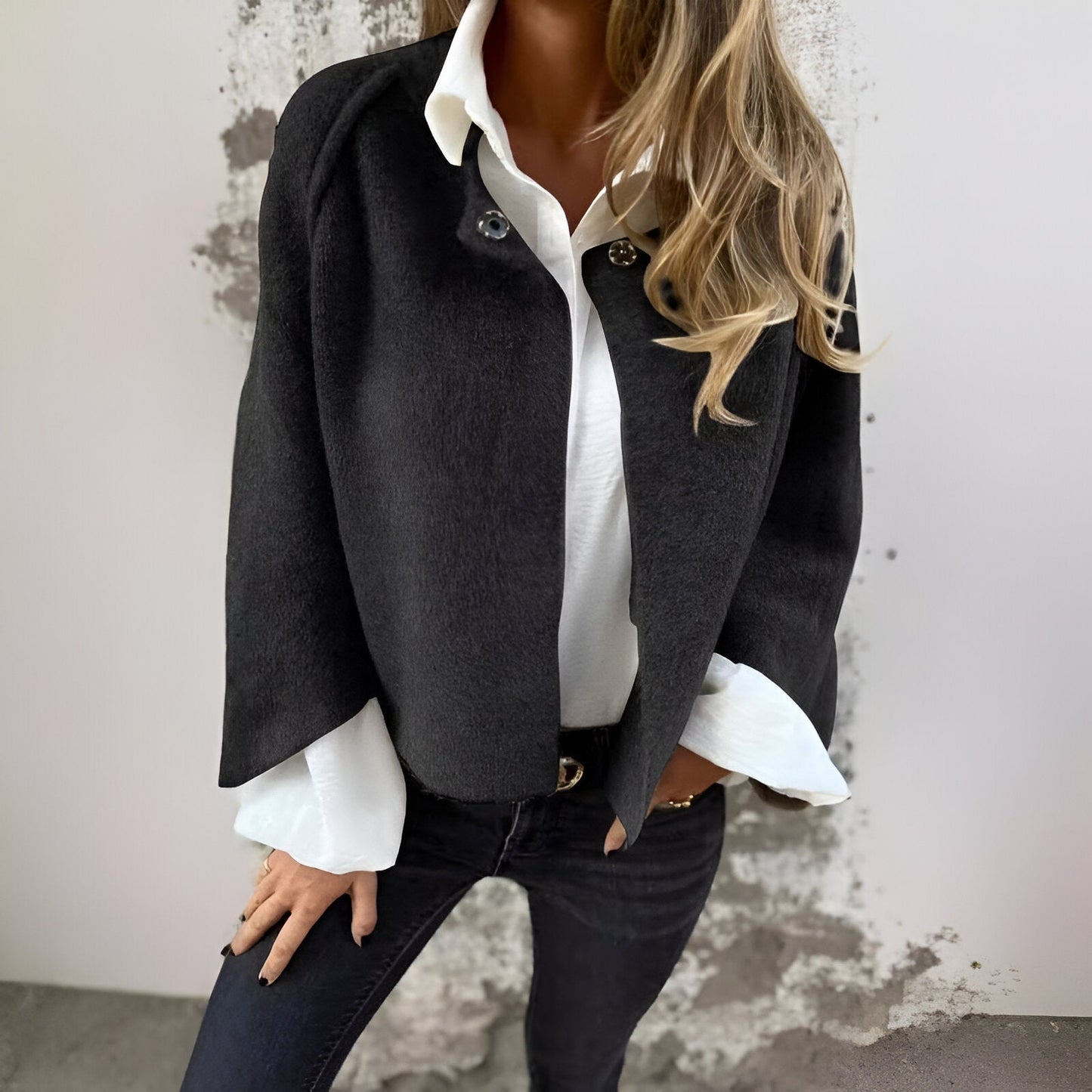 Out-Shine | Plush Faux Cashmere Short Jacket