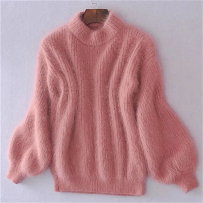 Out-Shine | vintage angora - styled wool sweater