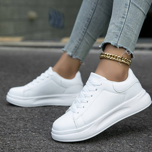 Out-Shine | Clean white leather for women, white