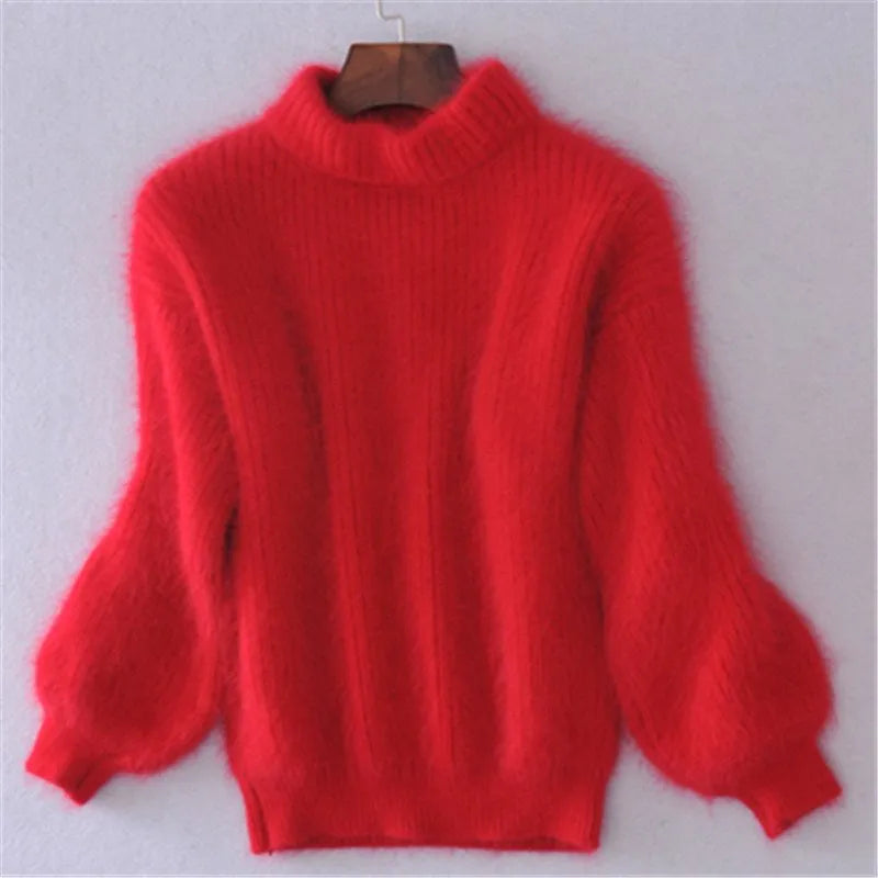Out-Shine | vintage angora - styled wool sweater