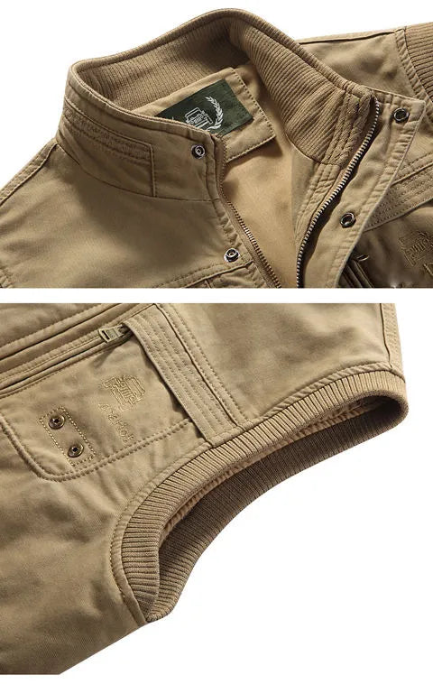 Out-Shine | Vintage Men's Waistcoat with Multiple Pockets