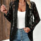 Out-Shine | Black blazer with lace