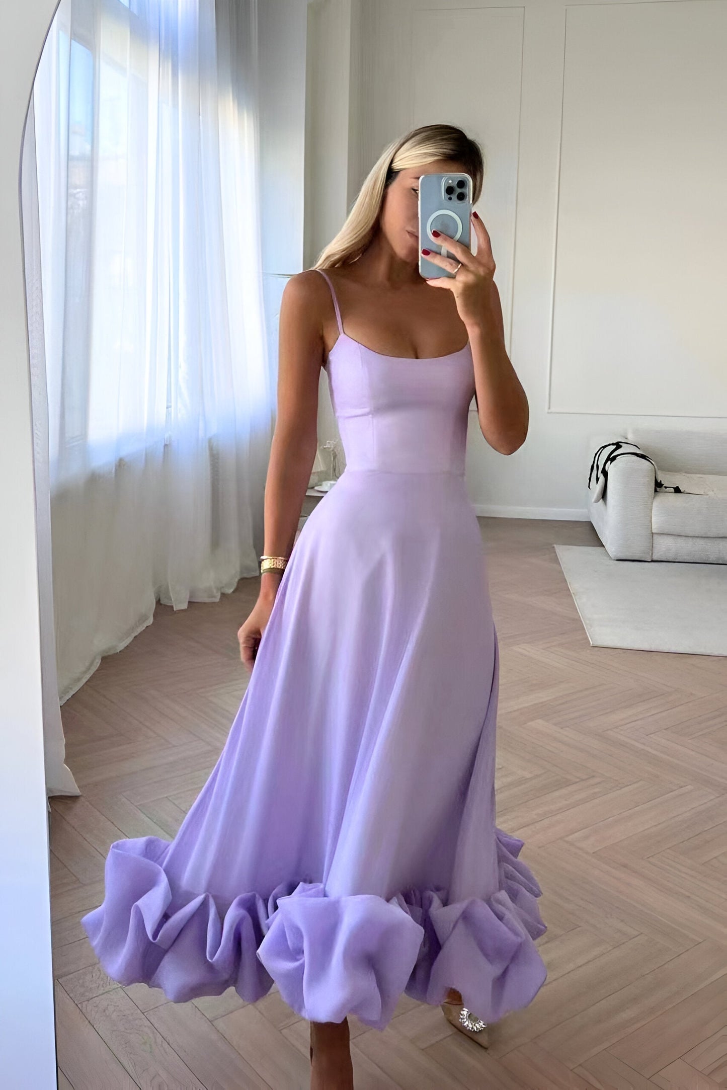 Out-Shine | Elegant Detail Silhouette Dress