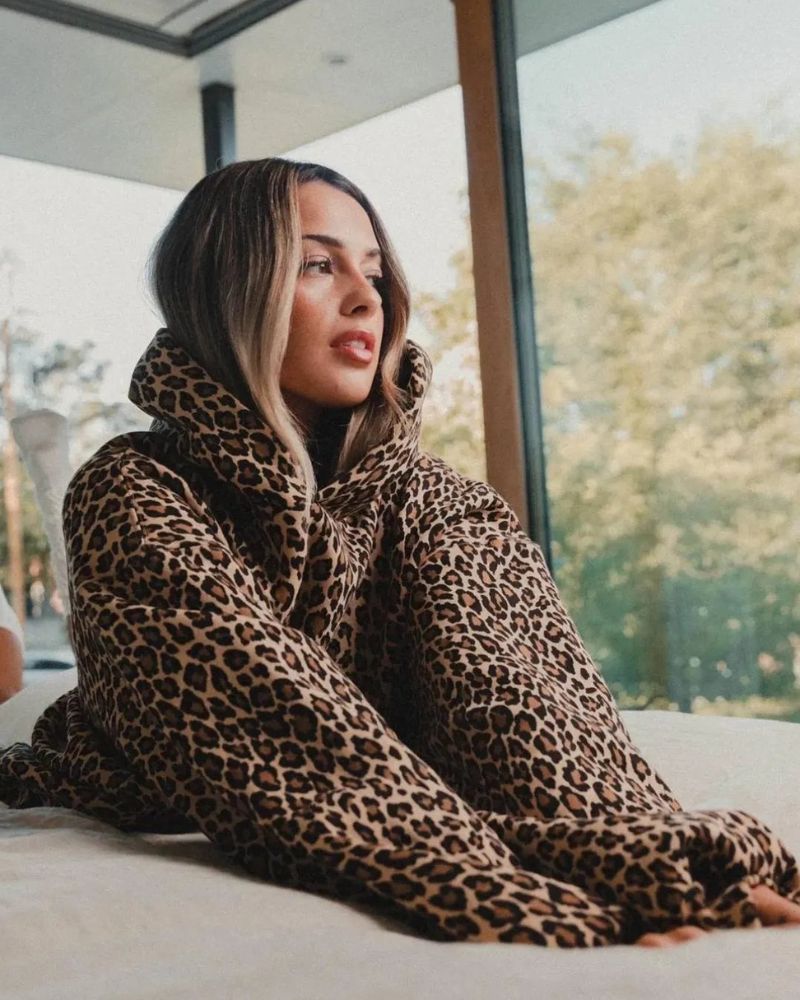 Out-Shine | Leopard Hoodie Set