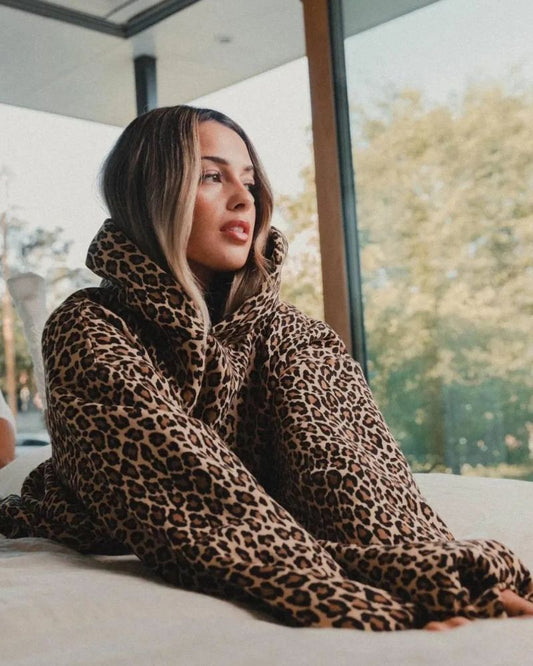 Out-Shine | Leopard Hoodie Set