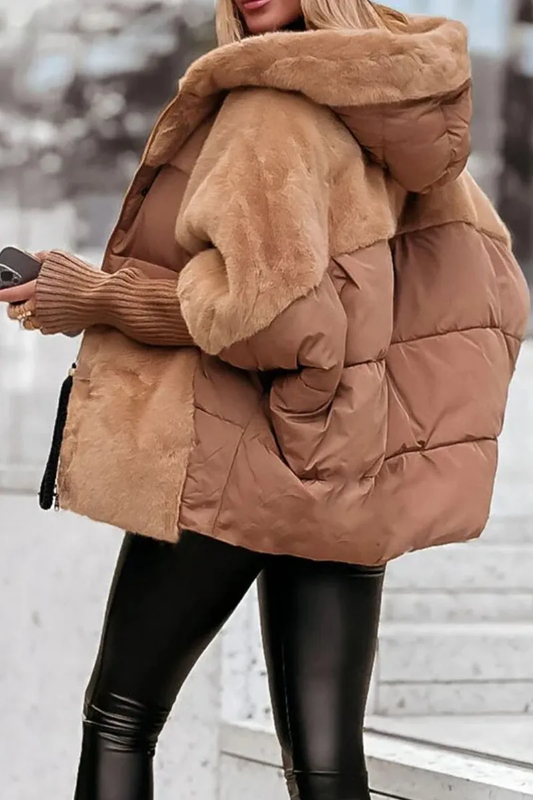 Out Shine | Luxurious Modern Hooded Bomber Jacket for Women