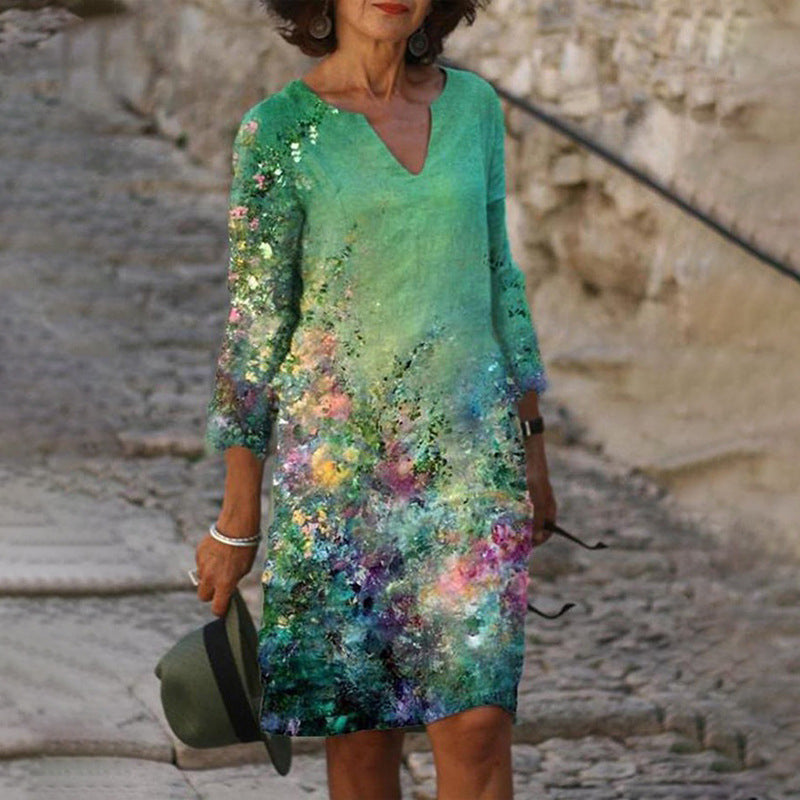 Out-Shine | Charming dress with floral pattern