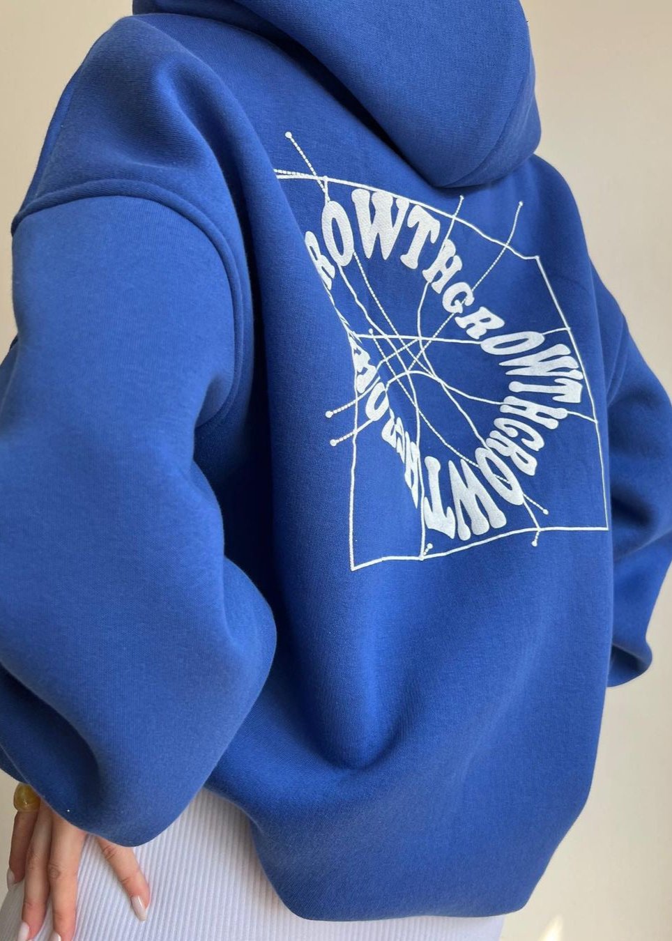 Out-Shine | Logo Hoodie Oversized Long Sleeve Comfort