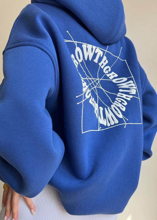Out-Shine | Logo Hoodie Oversized Long Sleeve Comfort
