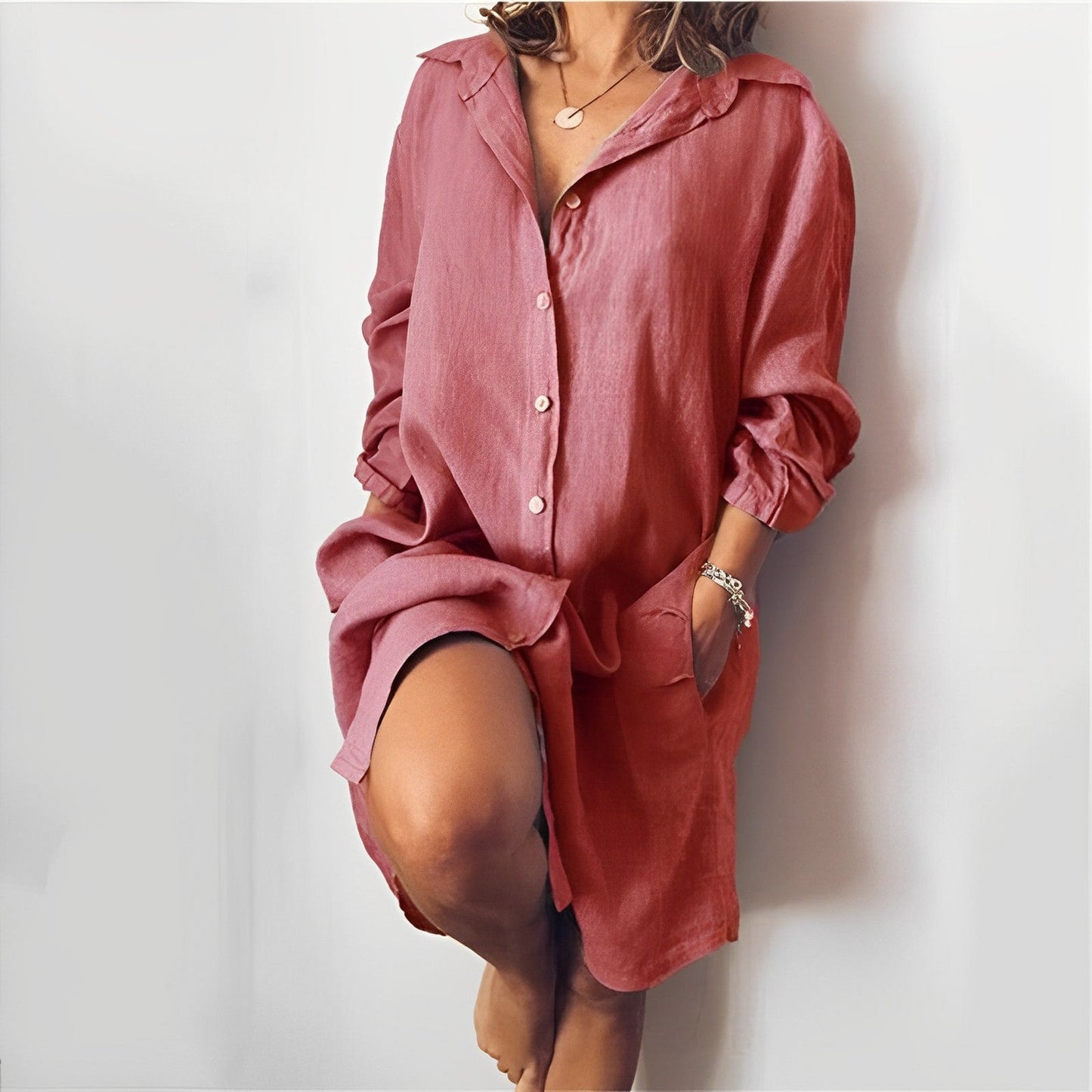 Out-Shine | Casual Linen Blouse