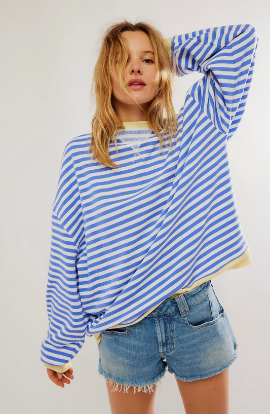 Out-Shine | Women's Striped Oversized Sweatercomfy