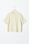 Out-Shine | Unicolor short sleeve ladies sweater