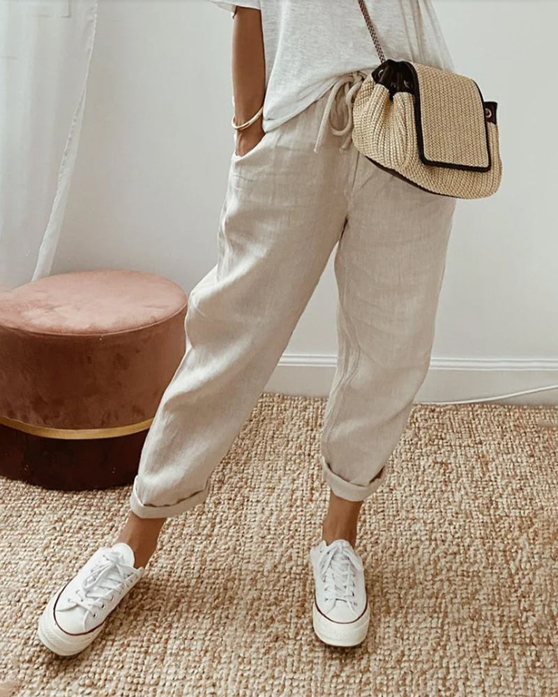 Out-Shine | and elegant linen pants