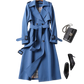 Out-Shine | Black trench coat for women