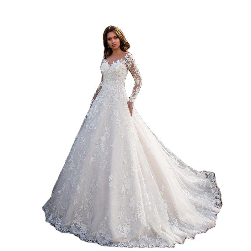 Out-Shine | Black white bride wedding dress