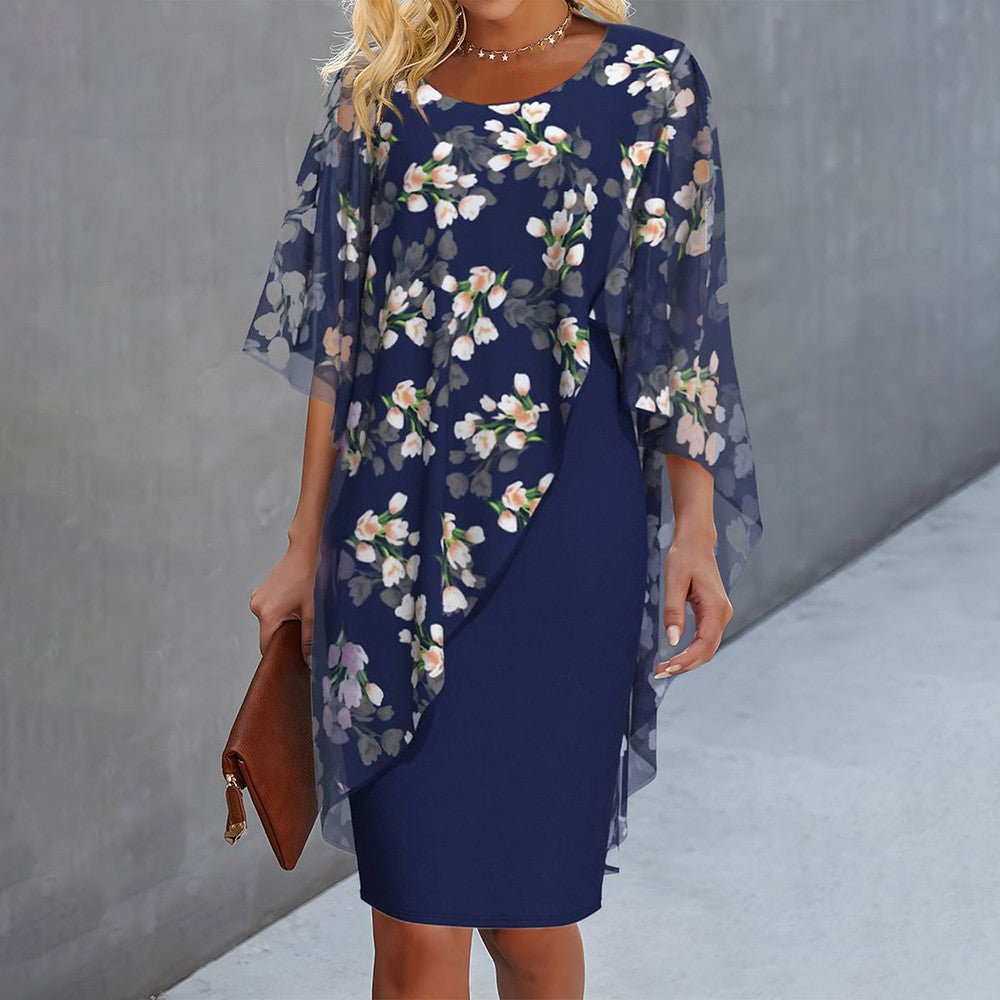Out-Shine | Floral Dress With Tummy Coverage