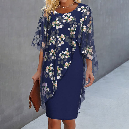Out-Shine | Floral Dress With Tummy Coverage