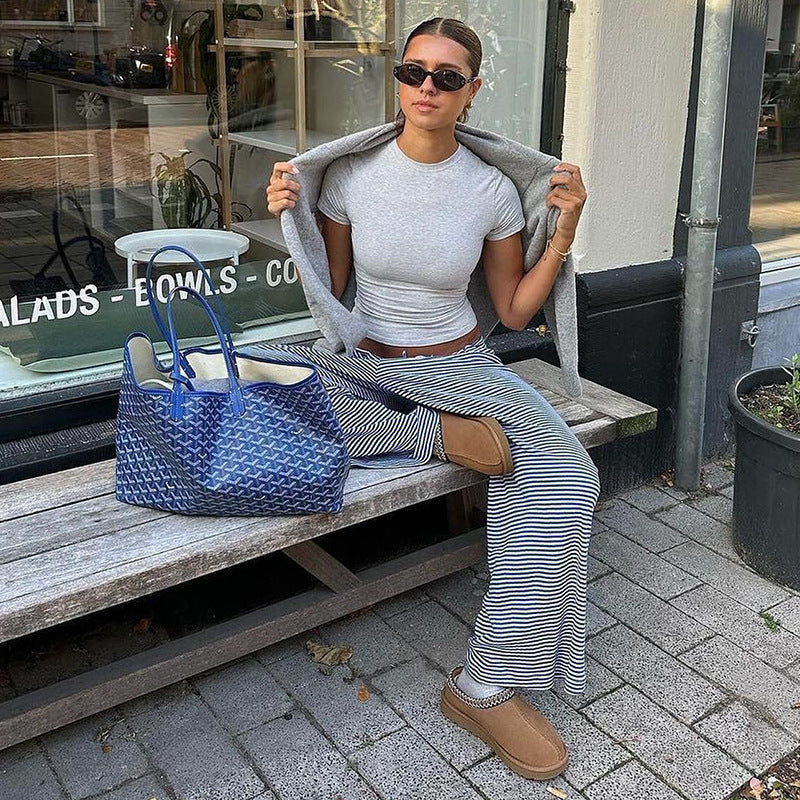 Out-Shine | Striped Comfort Pants for Women