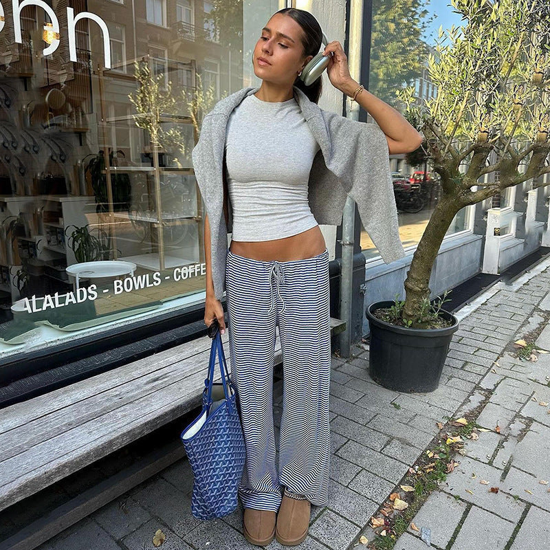 Out-Shine | Striped Comfort Pants for Women