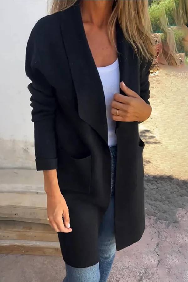 Out-Shine | Mid-Length Cardigan Jacket