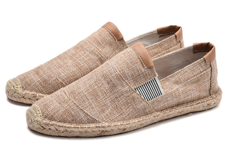 Out-Shine | Boss Stylish Handmade Canvas Straw Shoes Summer Chic