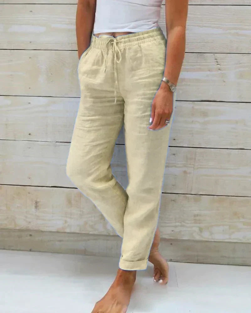 Out-Shine | Stylish Linen Pants For Women