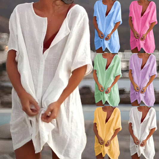 Out-Shine | Airy Baumwoll-Sommerkleid