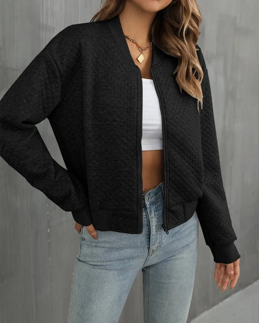 Out-Shine | Black summer bomber Gesine