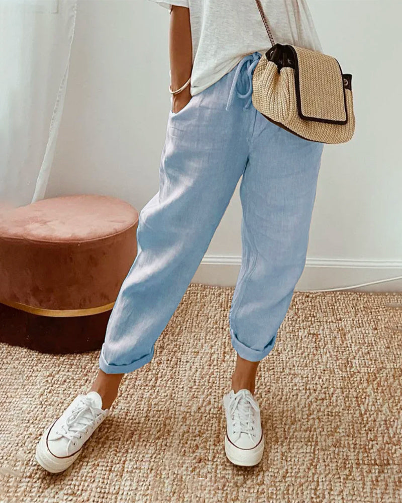 Out-Shine | Cotton & Linen Pants