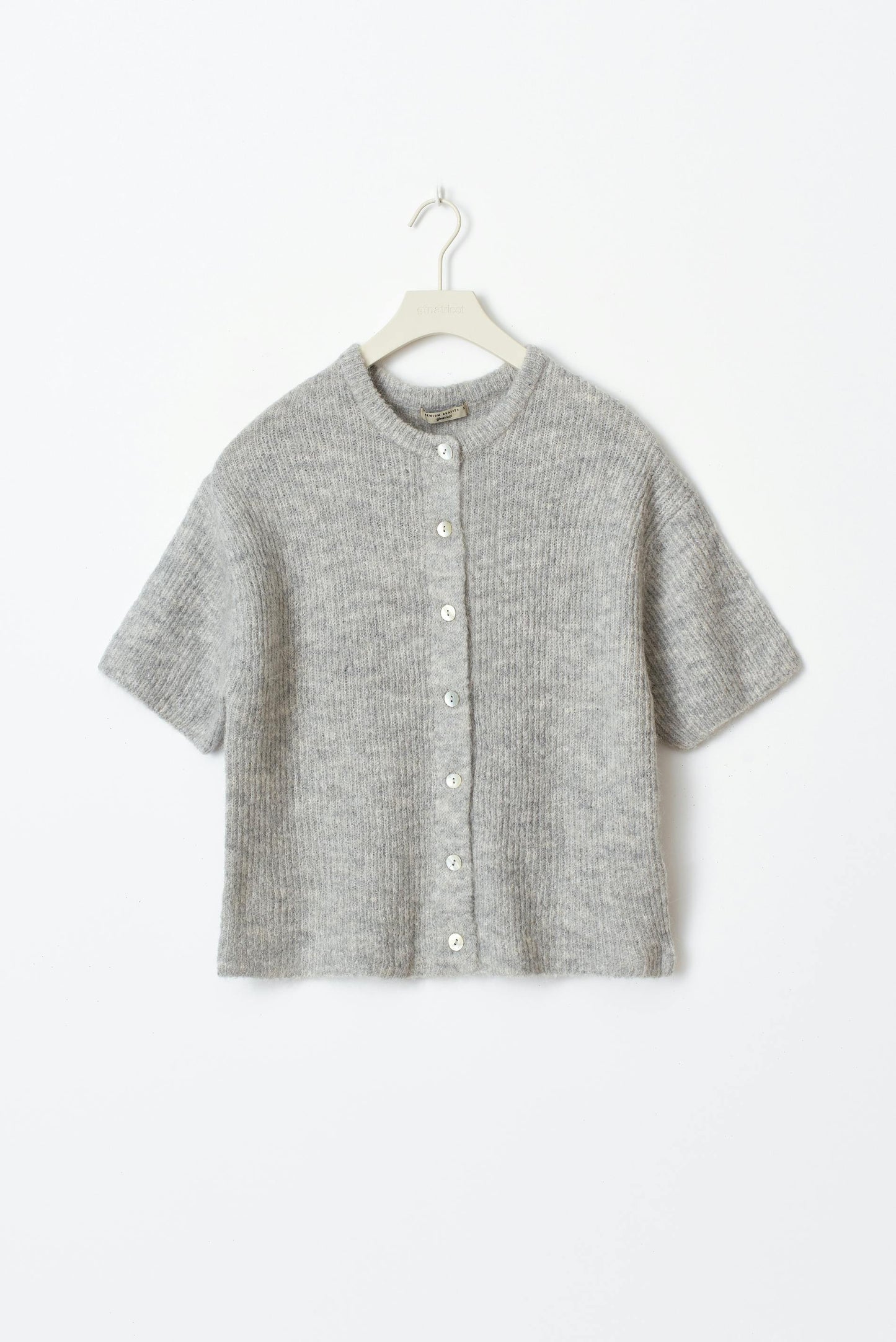 Out-Shine | Unicolor short sleeve ladies sweater