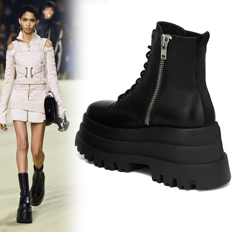 Deslumbra | Botines de tobillo Martin Knight para mujer con cordones de moda