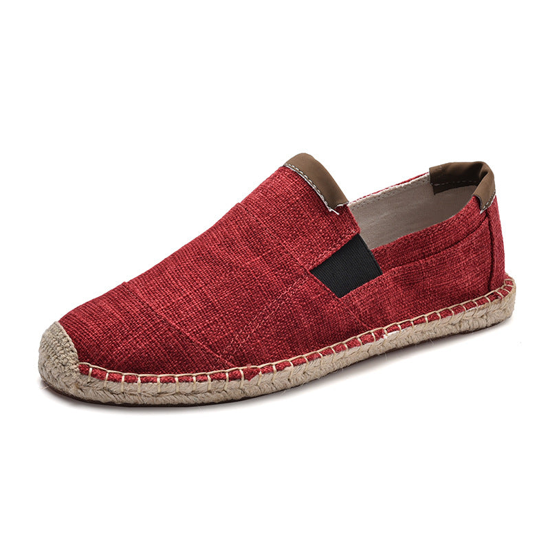 Out-Shine | Boss Stylish Handmade Canvas Straw Shoes Summer Chic