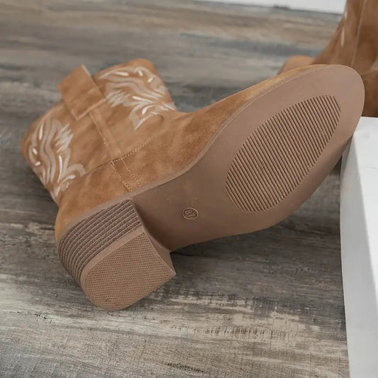 Out-Shine | Stylish Leather Cowboy Women's Boots