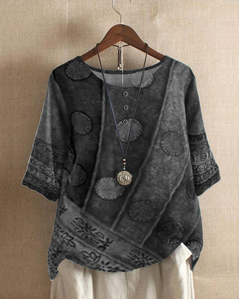 Out-Shine | Casual Short - Sleeve Top