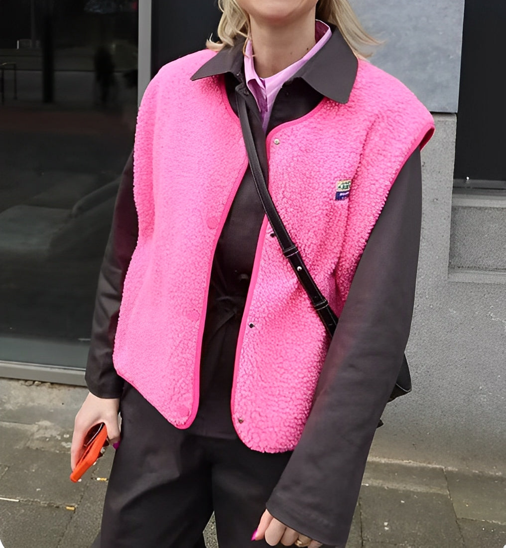 Out-Shine | Woven Open Knitted Cardigan For Women