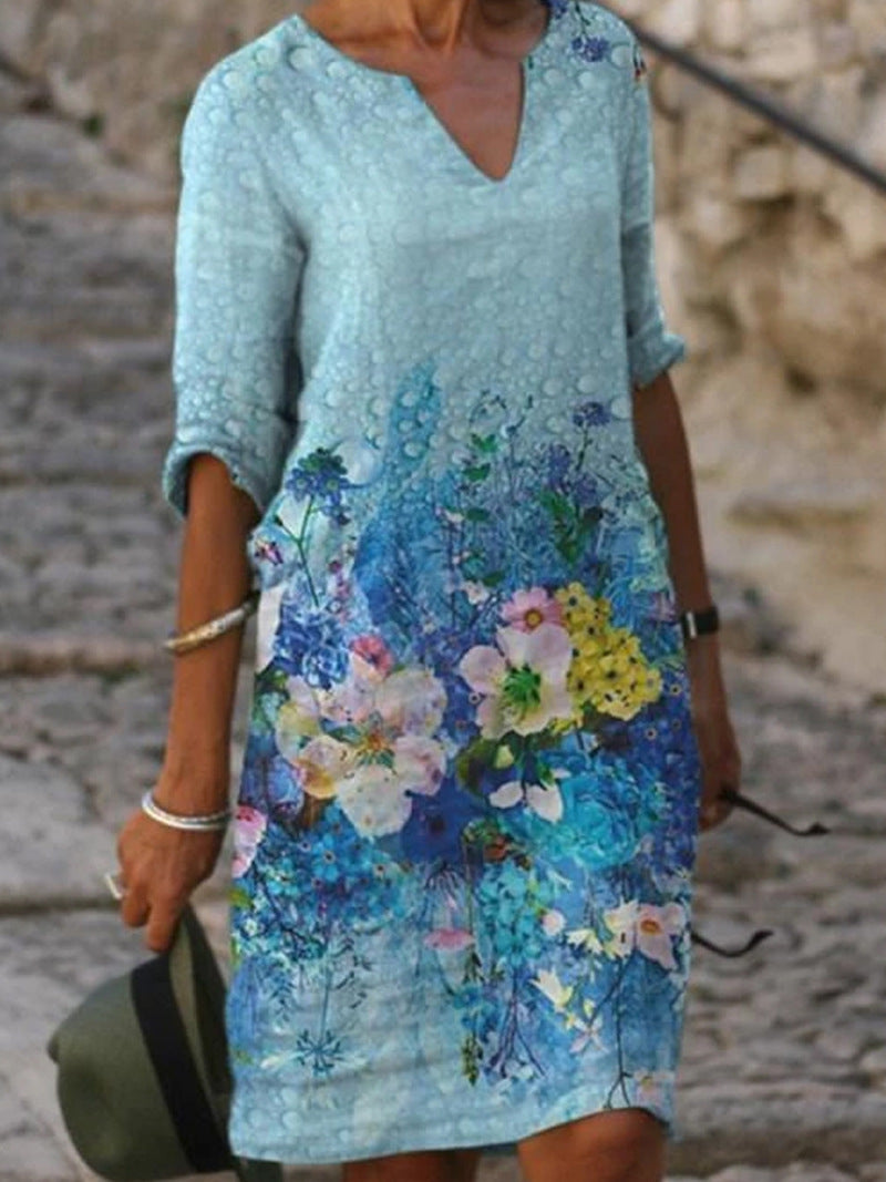 Out-Shine | Charming dress with floral pattern
