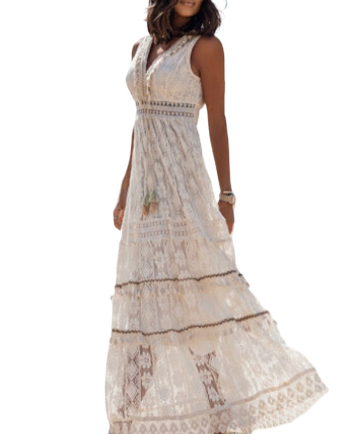 Out-Shine | Graceful Boho Lace Dress For The Summer