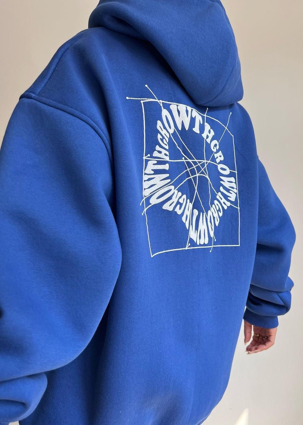 Out-Shine | Logo Hoodie Oversized Long Sleeve Comfort