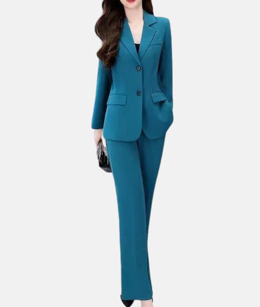 Out-Shine | Women's Tailored Blazer And Pants Suit