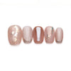 Blossom Sweetness | 2025 Cat's Eye Winter Wearable Nails