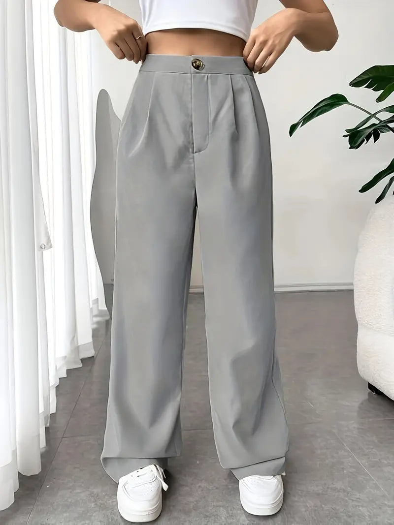 Out-Shine | Stylish Long Pants With Wide Leg