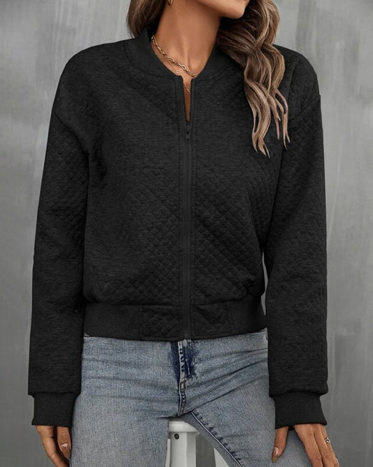Out-Shine | Black summer bomber Gesine