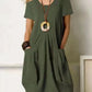 Out-Shine | Belly covering midi dress with pockets