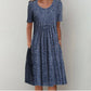 Out-Shine | Black cotton dress
